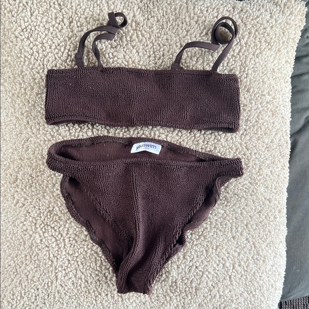 Youswim Chocolate Knit Bikini Set